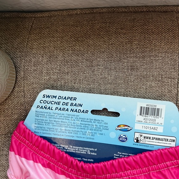 SwimWays Swim Diaper - Pink Mermicorn Medium - Picture 8 of 10